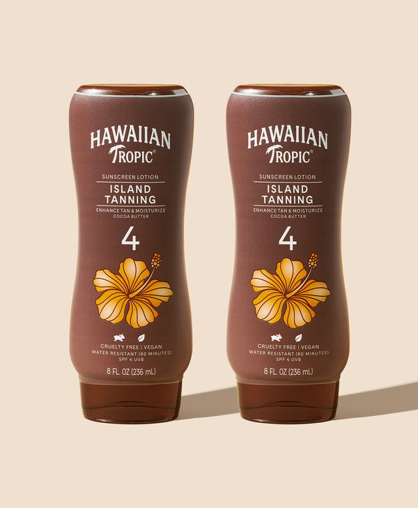 Island Tanning Lotion SPF 4 - 2 Pack